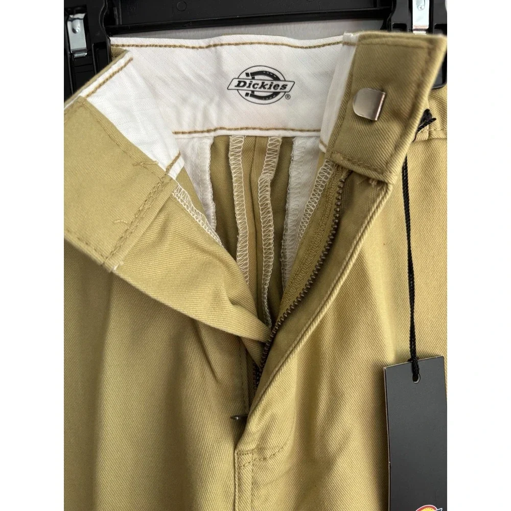 Dickies Beige Cargo Work Pants Size 2R Cotton Blend Twill FPR03S2K